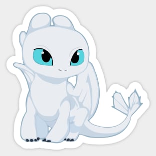 Light Fury - How to train your dragon Sticker